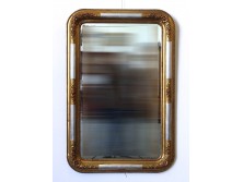 Antik aranyozott Biedermeier tükör 118.5 x 78.5 cm