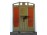 Antik bécsi osztrák szecessziós előszobafal fogas sétapálca tartóval 209 x 153 cm