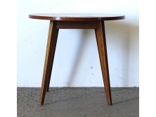 Retro mid century formatervezett körasztal szalonasztal 54 x 61 cm