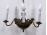 Régi ötkarú kosfejes empire csillár 112 x 48 cm