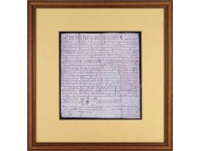 Keretezett pannonhalmi apátság alapító oklevele 31.5 x 30.5 cm