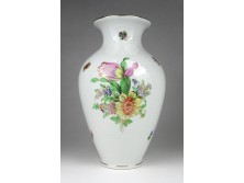 Tulipános Herendi porcelán váza 23 cm