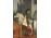 Antik orosz festő 19.század : Szőkés fehér lovon holdfényben