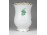Zöld Apponyi mintás Herendi porcelán váza 12 cm