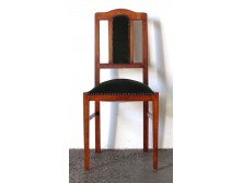 Antik támlás zöld kárpitos szék