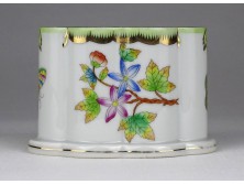 Viktória mintás Herendi porcelán cigaretta tartó kínáló