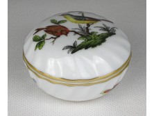 Rothschild mintás Herendi porcelán bonbonier