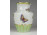 Viktória mintás Herendi porcelán váza 14 cm