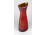 Repesztett Zsolnay ökörvérmázas váza 28 cm