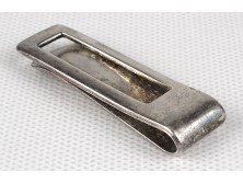 Régi jelzett ezüst pénzcsipesz 16g