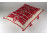 Kalotaszegi hímzett piros párna tollpárna 40 x 50 cm