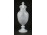 Nagyméretű hófehér Herendi porcelán urna 36 cm