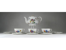 Régi Zsolnay porcelán teáskészlet