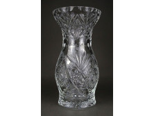 Nagyméretű kristály váza virágváza 25.5 cm