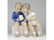 B&G Kobenhavn porcelán figura páros