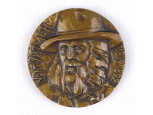 M. Smakov : Walt Whitman bronz plakett