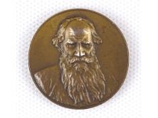 M. Smakov : Tolsztoj bronz plakett