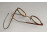 Antik teknőspáncél mintás szemüveg keret