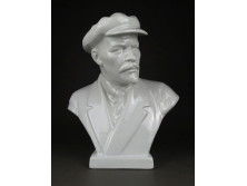 Nagyméretű Vlagyimir Iljics Lenin porcelán mellszobor 28 cm 