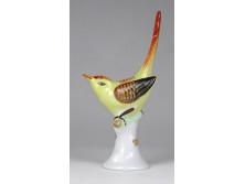 Régi Hollóházi porcelán madár figura 13.5 cm