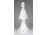 Régi Aquincum porcelán menyasszony figura 24.5 cm