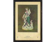 Meissen - Michel-Victor Acier : "Caritas" 25.5 x 17.5 cm