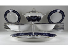 Hibátlan 12 személyes Zsolnay Pompadour porcelán étkészlet