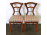Antik Biedermeier támlás szék pár
