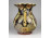 Gazdagon aranyozott kínai porcelán váza 15 cm
