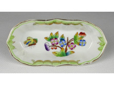 Régi Herendi Viktória mintás porcelán tálka