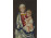 Mária gyermekével szentkép gobelin keretben 33 x 22 cm