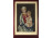 Mária gyermekével szentkép gobelin keretben 33 x 22 cm