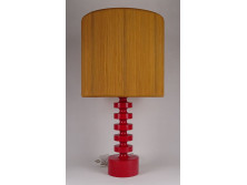 Mid century piros asztali lámpa 56.5 cm