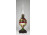 Antik bécsi Gebruder Brünner szecessziós majolika petróleumlámpa 49.5 cm 