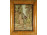 Antik tűgobelin : Udvarlás a kastélykertben 76 x 59 cm