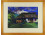 XX. századi festő : Erdélyi ház a dombtetőn