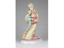 Régi Mária gyermekével Metzler - Ortloff porcelán szobor 19.5 cm