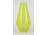 Karcagi irizáló citrom sárga fátyolüveg váza 20 cm