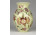 Ritka virágmintás vajszínű Zsolnay porcelán váza 13 cm