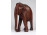 Faragott teakfa elefánt szobor 15 cm