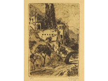 Gy. Szabó Béla : Ház a domboldalon