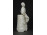 Antik női alakos biszkvit porcelán dísztárgy 13 cm