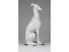 Régi nagyméretű jelzett porcelán agár 16.5 cm