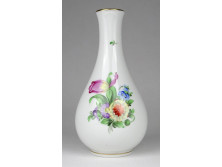 Régi tulipános Herendi porcelán váza 15.5 cm