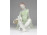 Galambot etető Kőbányai porcelán nő figura 18.5 cm 