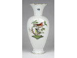 Herendi Rothschild mintás porcelán váza 19 cm