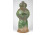 Antik zöld mázas székely cserép oromdísz - Szolokma Maros megye 27 cm