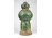 Antik zöld mázas székely cserép oromdísz - Szolokma Maros megye 27 cm
