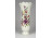 Zsolnay vajszínű porcelán virágos váza 20 cm