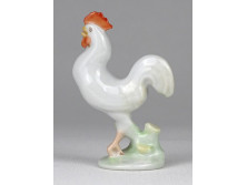 Herendi kakas porcelán mini figura 6.8 cm